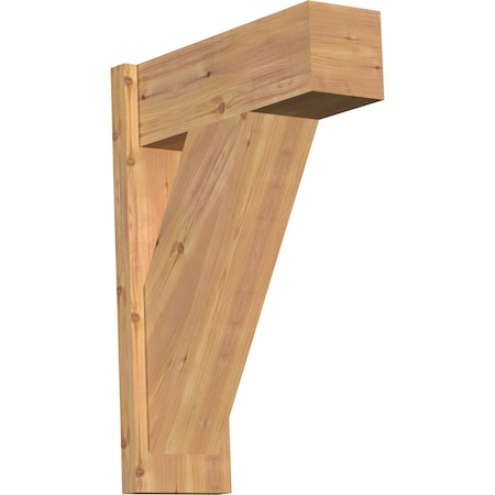 Traditional Block Smooth Outlooker, Western Red Cedar, 7 1/2W X 20D X 28H